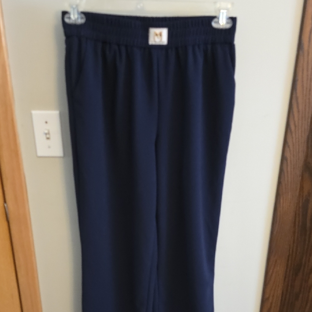 Women's Straight-Leg Pull-On Pants in Navy